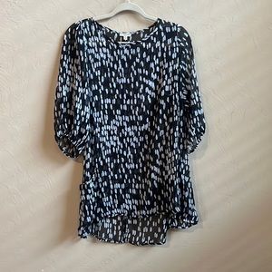 Sheer black and white